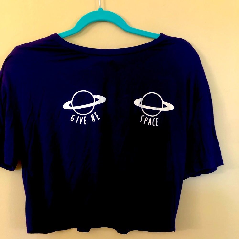Give me space- graphic soft tee